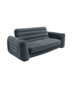 INTEX Pull-Out Inflatable Sofa 2.03M X 2.31M X 66Cm Grey 2.03x2.31x0.66metermeter