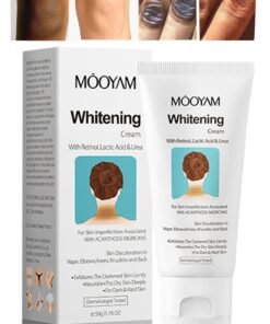 MOOYAM Whitening Cream, with Retinol, Lactic Acid and Urea, for Darkened Skin on Body Exfoliates Dark Spots, for Dark and Hard Skin