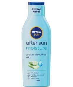 Nivea After Sun Moisture Cools And Soothes Skin, 48h Moisture With Bio-Aloe Vera & Hyaluran, Instant Relief 200m