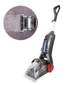 ET-LIFE Carpet Cleaner, Upright Carpet Washer, Hard floor Cleaner Deep Cleaner, Powerful Cleaning Performance for Carpets and Area Rugs UV-0617 Black