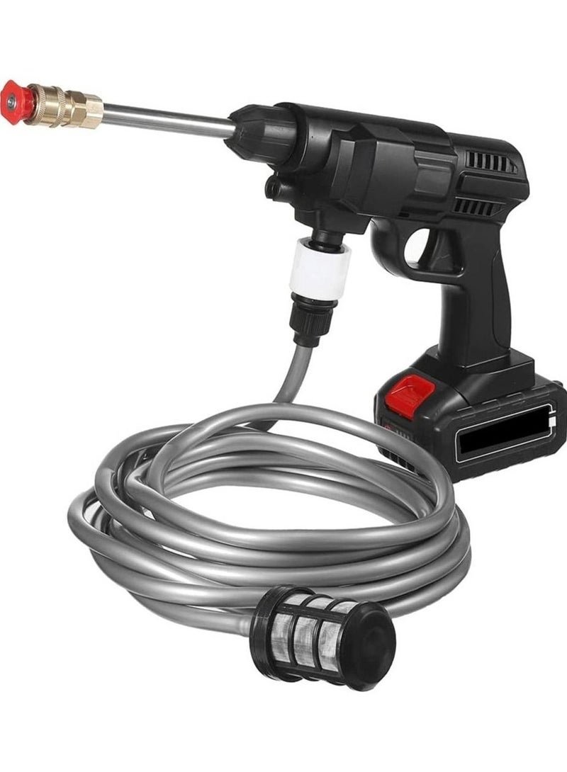 Zaros 48V Cordless High Pressure Washer | 200W Handheld Portable Car & Home Cleaner 30 Bar Battery Powered