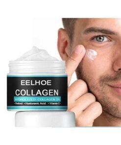 EELHOE Collagen & Retinol & Vitamin E-Has Anti Wrinkle, Moisturizing, Anti-Aging And Wrinkle Antioxidant Effects ,Collagen Cream For Men 30g