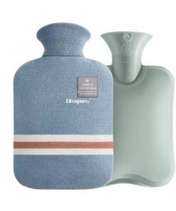 Lifenpure™ Hot Water Bag 2 Liter with Knit Cover Blue