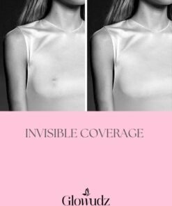 Alternative view of Glowudz silicone nipple covers reusable ultra soft self adhesive breast covers with storage box for women