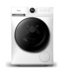 Midea 8/6 KG Smart Washer Dryer With BLDC Inverter Motor, 1400 RPM, Fully Automatic Front Load Washing & Drying Combo, 14 Programs-Quick Wash/Steam Care/Auto Clean MF200D80WBW-GCC White MF200D80WBW-GCC White