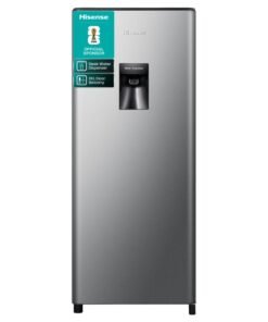 Hisense 233L Gross/ 177L Net Capacity, Single Door Compact Refrigerator With Water Dispenser RR233N4WSU Silver