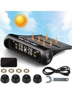 TPMS Car Tire Pressure Temperature Monitoring System (Black)