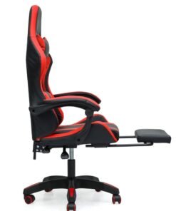 Alternative view of Multi Home Furniture Black & Red Gaming Chair | Ergonomic Chair High-Back Recliner Chair with Adjustable Footrest & Armrest | Racing-Style Office Chair with Lumbar & Headrest Support for Gaming Setup