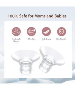 Bebiland 8 Pcs Breast Milk Pump Inserts 15/17/19/21mm, Compatible with Momcozy S12 Pro/S9 Pro/S12/S9 Wearable Breastpump Cup,Reduce 24mm Tunnel Down to Other Size (8pcs, 15/17/19/21mm)