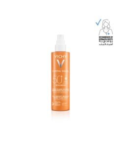VICHY Capital Soleil Invisible Fluid Sunscreen Spray SPF50+ for Face and Body 200ml