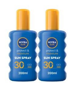 Nivea Sun Protect And Moisture Sun Cream Spf 30 With Vitamin C And Hyaluron Pack Of 2