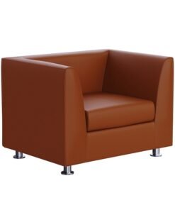 Mahmayi 679 Single Seater PU Sofa - Brown