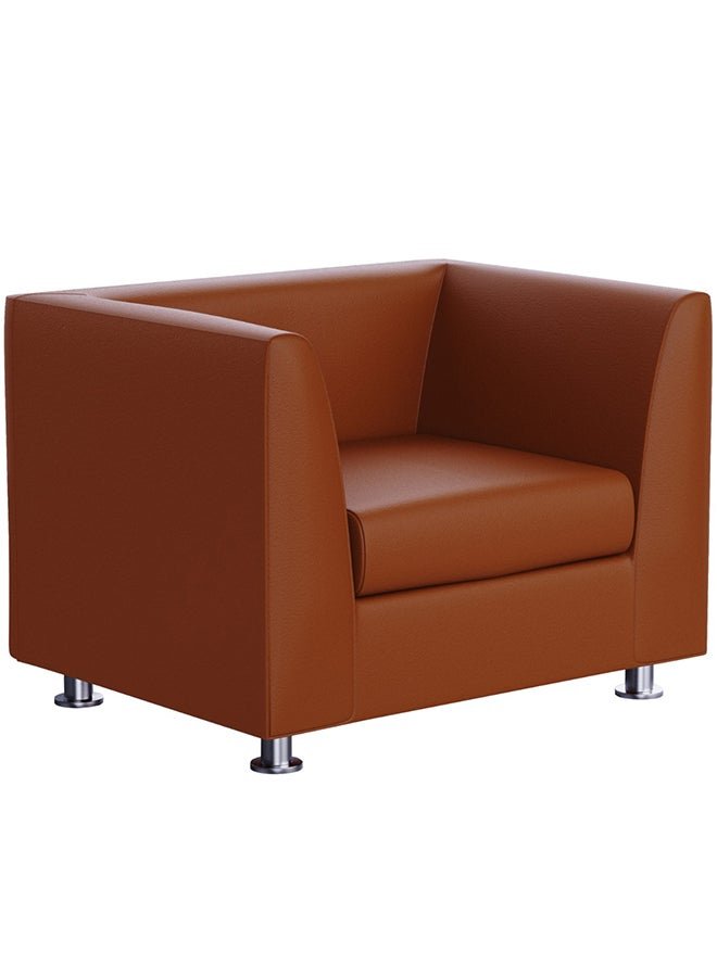 Mahmayi 679 Single Seater PU Sofa - Brown