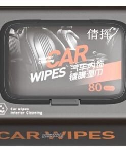 one pack of Microfiber Car Cleaning Cloth,Automotive Interior Cleaning Wipes,Vehicle Wet Wipes,Automobile Leather Quick Decontamination Nursing Supplies 80pcs/pack