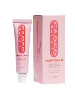 TOPICALS Brightening and Clearing Serum 15ml, Faded Serum for Dark Spots and Discoloration Hyperpigmentation, Postblemish Marks Scars And Spots, Mini Faded Serum for Uneven Skin Tone