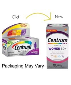 Centrum Silver Women 50+ Multivitamin 100 Tablets Packaging May Vary