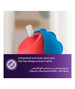 Alternative view of Philips Avent Straw Cup 200ml/7oz 9M+ | No.1 Brand Recommended by Moms Worldwide | Leak Proof Design | Easy Grip with Silicone Handle | Pack of 1 | Assorted |SCF796/00