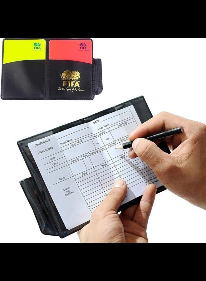 FIFA Referee Set, Referee Cards, Football Referee Card Set, Sports Referee Set, Sports Football Referee Cards Set for Football Game, Trainer Referee, Choose Mark Teacher