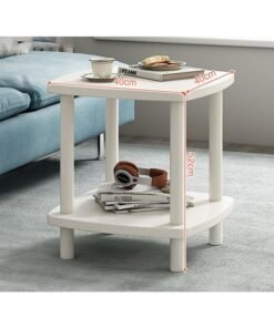 NKX Minimalist Square Coffee Table for Bedroom and Living Room  40x40 cm