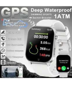 RollsTimi  2025 New Style Sports Bluetooth Smart Watch, Smart Wearable Device, Equipped with 360mAh Large-Capacity Battery, 2.01-Inch HD Full Touch Large Screen, Daily Waterproof, DIY Personalized Watch Face, RT EX300