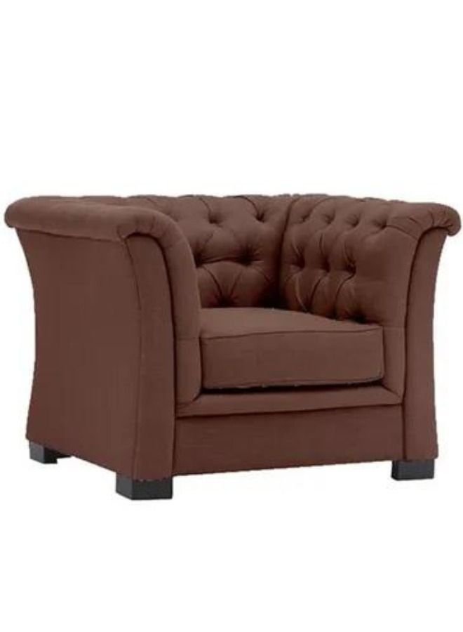 Maharat Al Bahar Chester Hill Sectional Sofa 1 Seater Brown 100x80x80