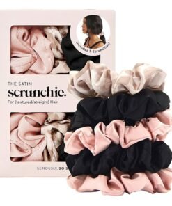 Satin Scrunchies 5pc Set