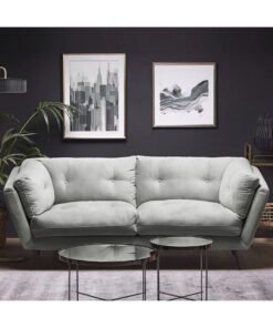 Karnak Delight 2 Seater Sofa - Light Grey