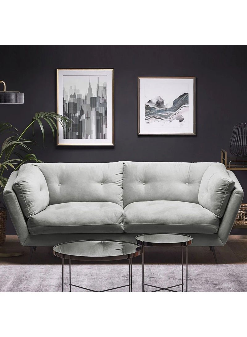 Karnak Delight 2 Seater Sofa - Light Grey