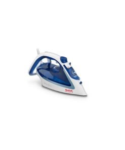 Tefal Steam Iron | Easygliss Durilium Airglide Soleplate Iron Steamer | 2 Years Warranty 270 ml 2400 W FV5715 Blue / White