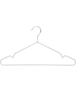 Feelings Metal Hanger PVC Coated White 12Pcs Set 40Cm