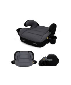 neobreez I-FIRA I-Size Backless Booster Car Seat, Double Padded Foam, Compact, Lightweight&Portable Travel Childrens Kids Boys Girls Car Seat, Arm Rest Seat, 2 Cup Holder, ECER129, 6-12Yrs, 22-36Kg, Group 3