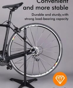 Alternative view of HomarKet Bike Parking Stand,Bike Floor Stand Parking Rack，Bike Rack Bicycle Floor Parking Stand, Bike Storage Holder for Garage,Indoor & Outdoor，Mountain & Road Bikes