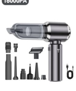Changli Handheld Vacuum Cleaners, 16000Pa Powerful Cordless Car Vacuum Cleaner, 3-Speed Tabletop Vacuum Cleaner with Brushless Motor, Mini Vacuum Cleaner for Car, Home, and Office
