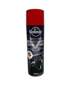 Galaxy Dashboard & Leather Wax 500ml - Instant Shine for Car Interiors - Strawberry- UV Protection