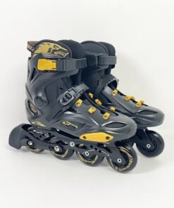 GT-Wheel Inline Skates for Adults Adjustable Speed Skating Shoes with Aluminum Frame & PU Wheels