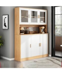 Alternative view of NKX Modern Wooden Kitchen Cabinet with Door