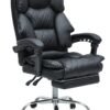 Multi Home Furniture Executive Black Ergonomic Office Chair with Footrest MH 819-3FR Black1