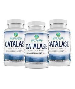 Best Earth Naturals Catalase 10000 Formula 90 Day Supply Catalase Enzyme Antioxidant With Biotin Saw Palmetto And 10000 Units Of Catalase Enzyme For Men And Women 180 Count