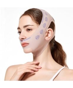 VIUAUAX [Upgrade] V Line lifting Mask Strap, Reusable V Line lifting Mask,Face Lift Belt for Women (Pink)