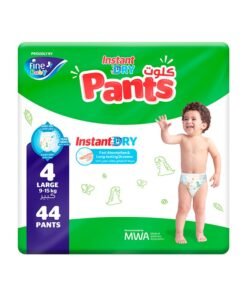 Fine Baby Baby Instant Dry Pants Size 4 Large 9-15kg 44 Diapers