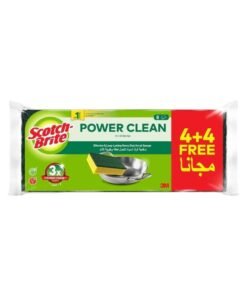 Scotch Brite Scotch-Brite Heavy Duty Classic Flat Laminate Scrub Sponge  8 units  4 4 Free  pack   Kitchen sponge   Dish sponge   Scrub   General Cleaning   Food Safe   Non-Rusting   Kitchen  Garage  Outdoor