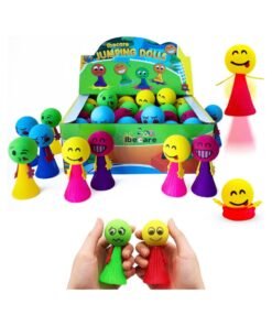 Ibecare Jumping Spring Toys Colorful for Kids Birthday party | Toy for Girls Boys Bouncy Ball for party favors Birthday Giveaways | Bulk Mini Toys Goody Bag