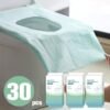 GIFT 30 Pack Toilet Seat Covers Disposable, 40*60cm Portable Toilet Liners Travel Seat Cover for Outdoors,Hotel, Hospital, Travel, Public Toilet Seat Cover