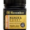 November Manuka Honey Certified MGO 263+ New Zealand (250g)