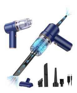 MODERN HOME Car Vacuum Cleaner Cordless, Portable Handheld Vacuum Air Duster, 9000PA/120W Powerful Suction, suction And Blow 2 In 1, With LED Light For Car/Home/Office/Pet, USB Rechargeable