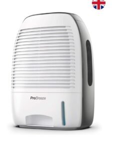 Pro Breeze 1500ml Premium Dehumidifier for Damp, Mould, Moisture in Home, Kitchen, Bedroom, Caravan, Office, Garage Proudly Designed  in the UK