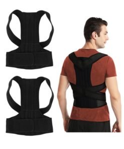 2PCS Back Brace Posture Corrector for Women Men,Adjustable Lumbar Support Belt for Pain Relief, Spine Alignment and Improved Posture,XL