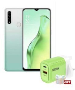 OPPO A31 Dual SIM Fantasy White 6GB RAM 128GB 4G LTE +Free Gift Pack High Power Charger Type-C And USB-A