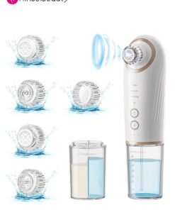 KinseiBeauty New 5 in 1 Blackhead Remover Pore Vacuum, Warm & Ice Cycling, Water Oxygen Penetration, Facial Pore Cleaner with 4 Probes 2 Water Tanks for Women & Men