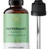 AVD Organics Peppermint Essential Oil 30Ml 100% Pure And Undiluted Mentha Piperita Therapeutic Grade Aromatherapy Oil For Diffuser Relaxation Focus 1 Fl. Oz